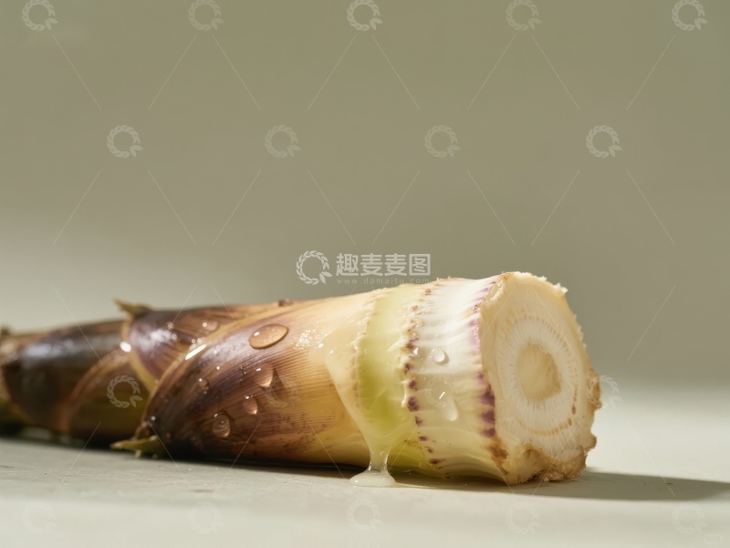 高清大图下载【趣麦麦图】新鲜甘蔗切段特写