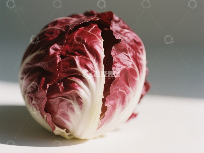 高清大图下载【趣麦麦图】新鲜紫甘蓝的特写