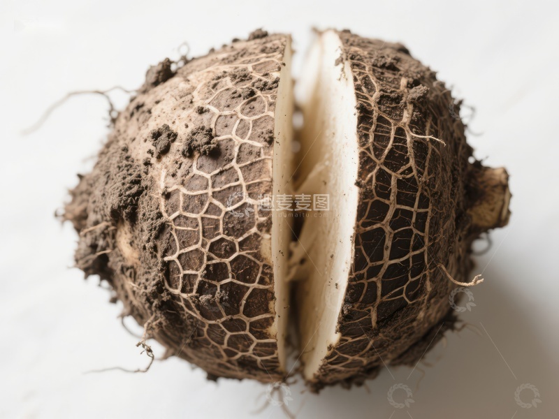 高清大图下载【趣麦麦图】新鲜芋头切面特写