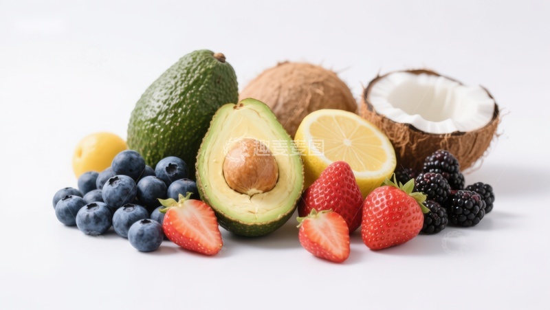 高清大图下载【趣麦麦图】新鲜水果组合展示