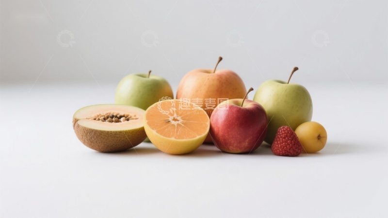 高清大图下载【趣麦麦图】新鲜水果组合展示