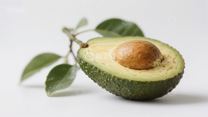 高清大图下载【趣麦麦图】新鲜切开的牛油果
