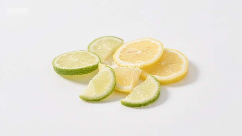 高清大图下载【趣麦麦图】柠檬与青柠切片