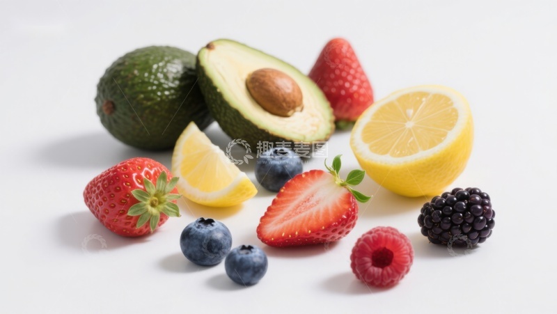 高清大图下载【趣麦麦图】新鲜水果组合展示