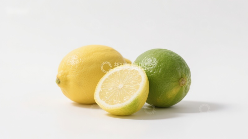 高清大图下载【趣麦麦图】柠檬与青柠的清新组合