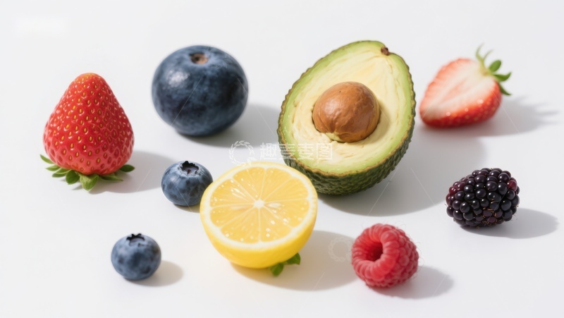 高清大图下载【趣麦麦图】新鲜水果组合展示