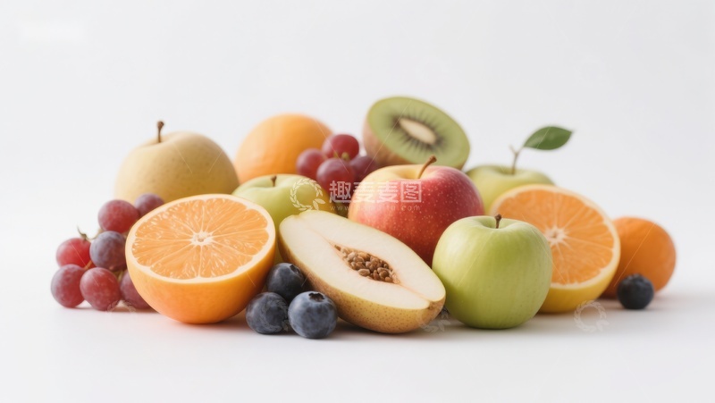 高清大图下载【趣麦麦图】新鲜水果组合展示