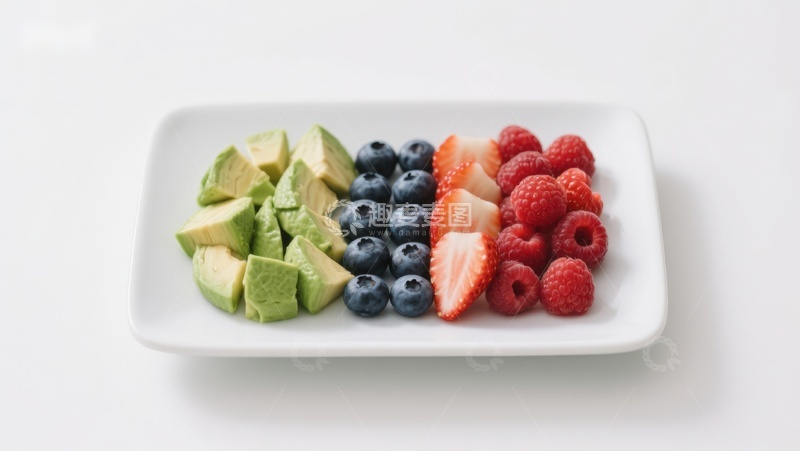 高清大图下载【趣麦麦图】色彩缤纷的水果拼盘