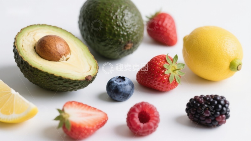 高清大图下载【趣麦麦图】新鲜水果组合展示