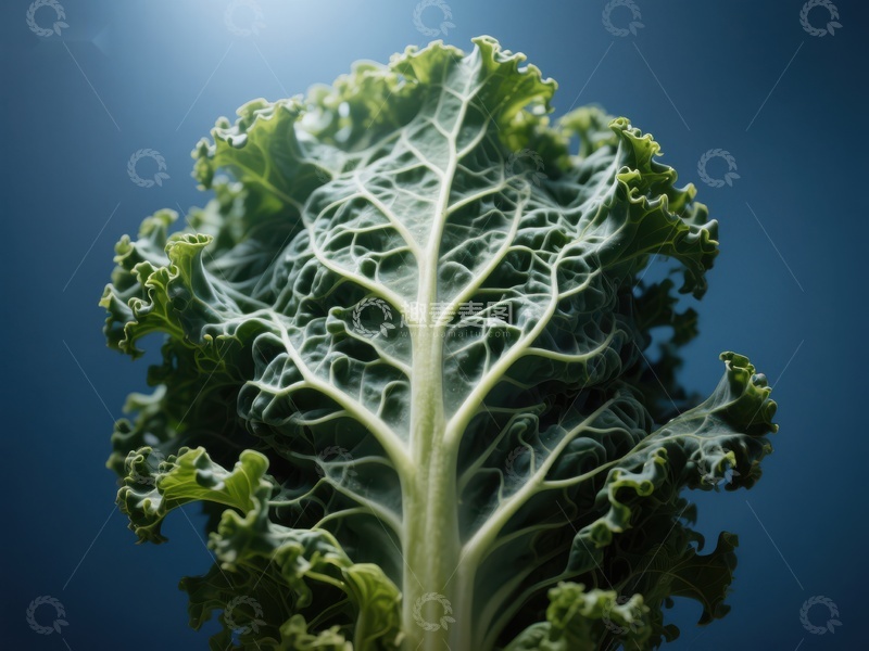 高清大图下载【趣麦麦图】新鲜卷心菜叶的特写