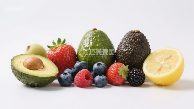高清大图下载【趣麦麦图】新鲜水果组合展示