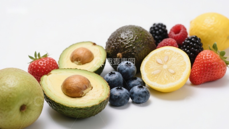 高清大图下载【趣麦麦图】新鲜水果组合展示