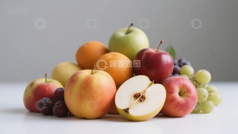 高清大图下载【趣麦麦图】新鲜水果组合静物图