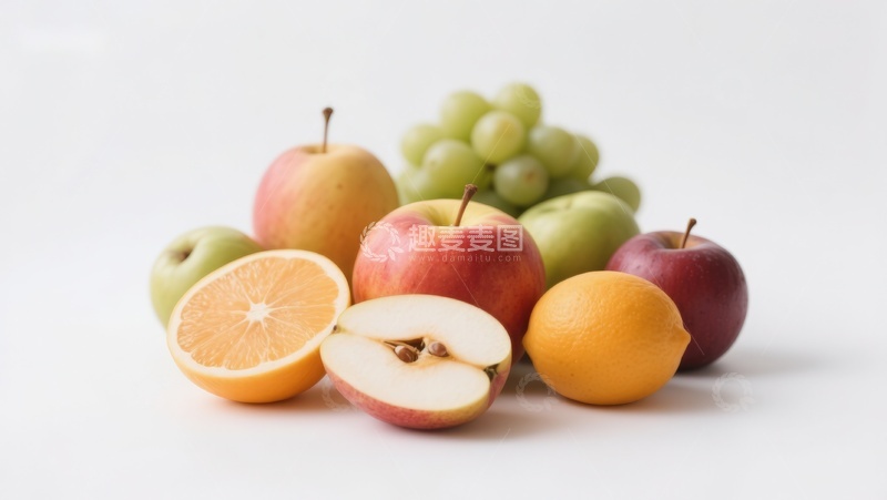 高清大图下载【趣麦麦图】新鲜水果组合展示