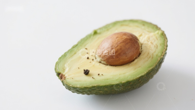 高清大图下载【趣麦麦图】新鲜切开的牛油果