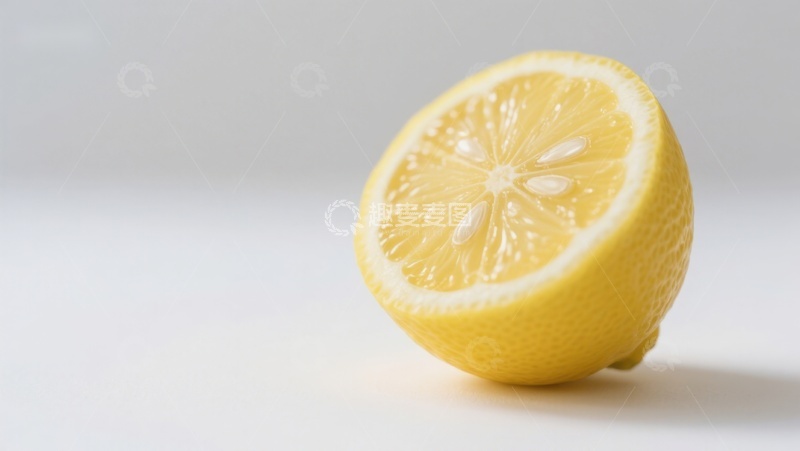 高清大图下载【趣麦麦图】切开的柠檬特写