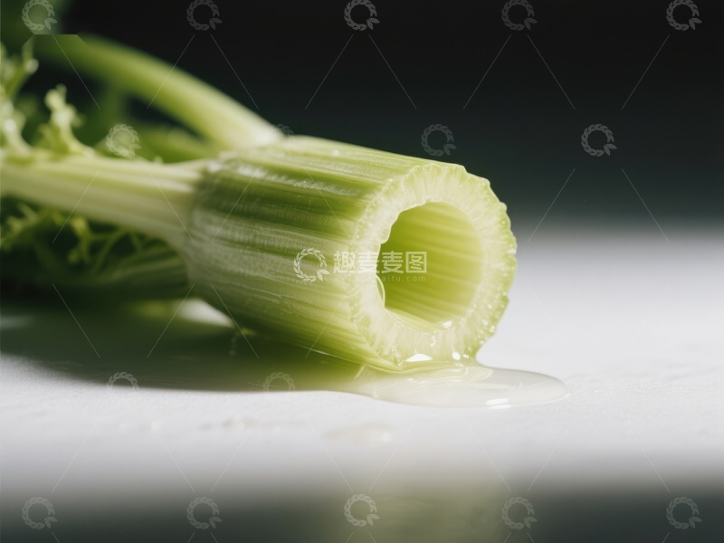 高清大图下载【趣麦麦图】新鲜芹菜切段特写