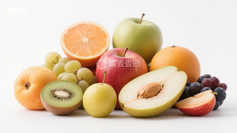 高清大图下载【趣麦麦图】新鲜水果组合展示