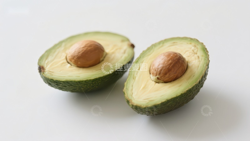 高清大图下载【趣麦麦图】新鲜切开的鳄梨展示