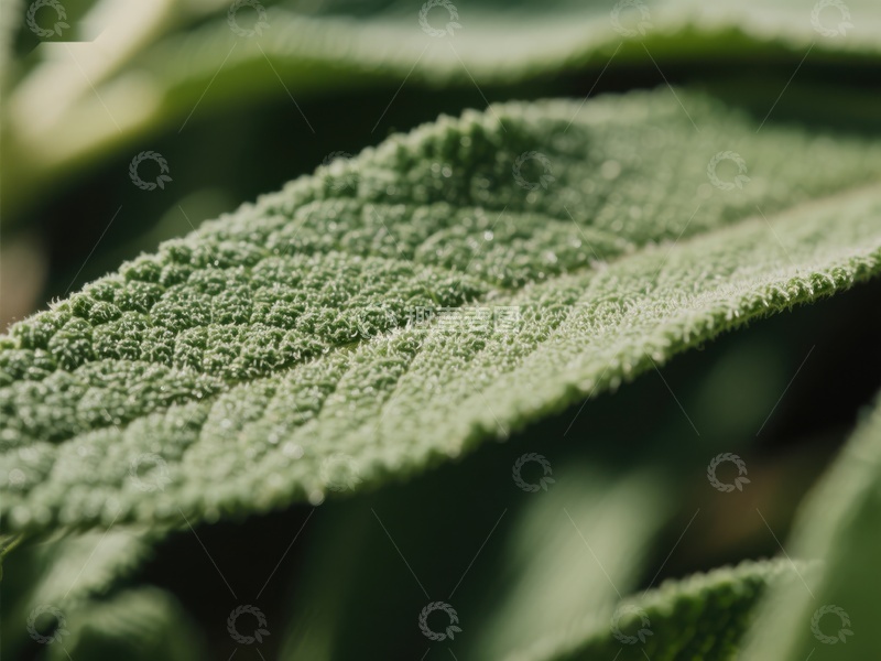 高清大图下载【趣麦麦图】绿色植物叶片的特写