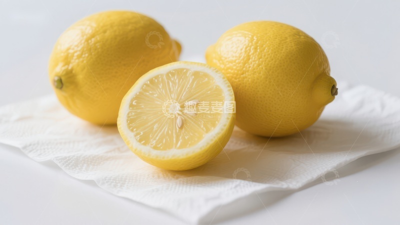 高清大图下载【趣麦麦图】新鲜柠檬静物图