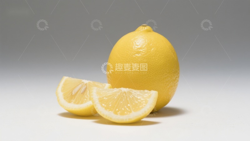 高清大图下载【趣麦麦图】新鲜柠檬与切片展示