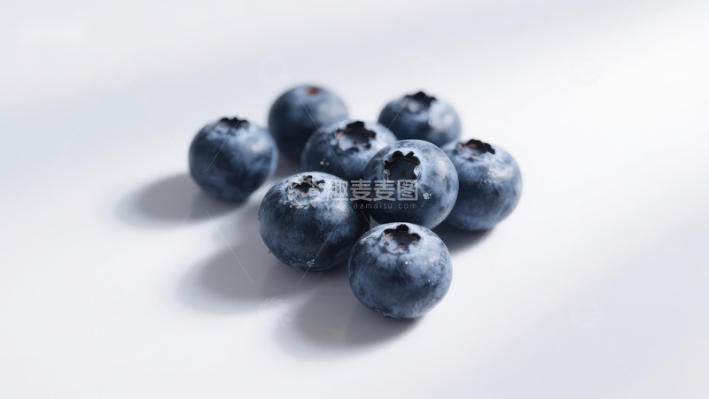 高清大图下载【趣麦麦图】新鲜蓝莓特写
