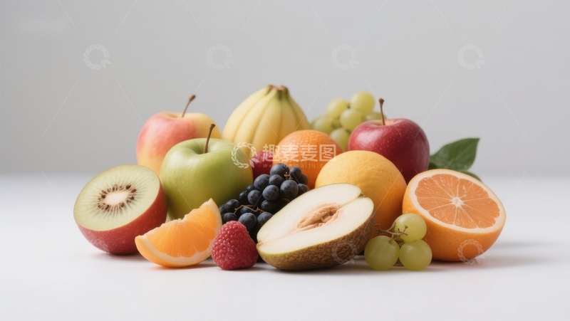 高清大图下载【趣麦麦图】新鲜水果组合展示