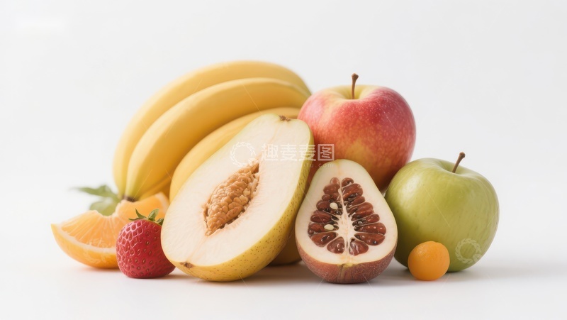 高清大图下载【趣麦麦图】新鲜水果组合展示