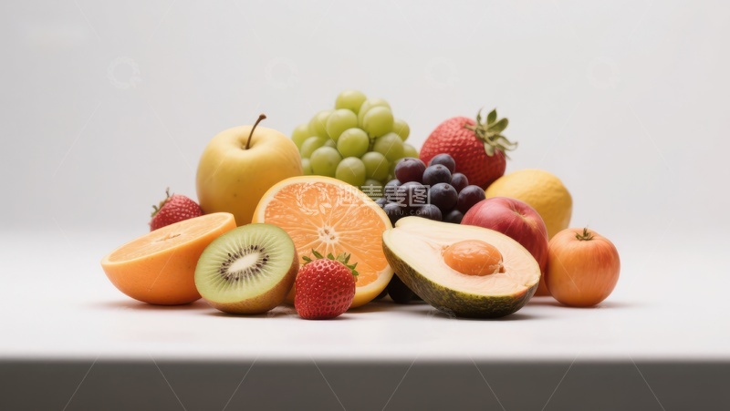 高清大图下载【趣麦麦图】新鲜水果组合展示