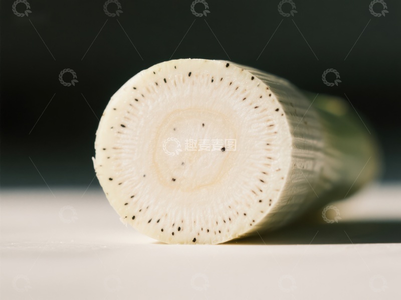 高清大图下载【趣麦麦图】切面清晰的白色蔬菜