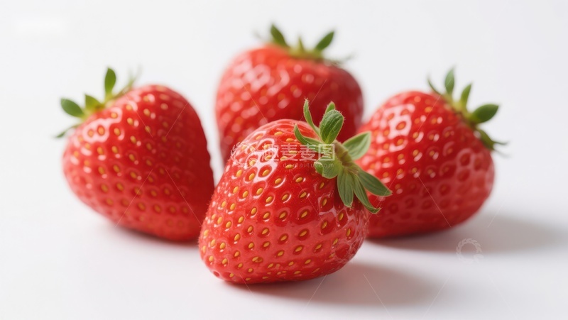 高清大图下载【趣麦麦图】新鲜草莓特写