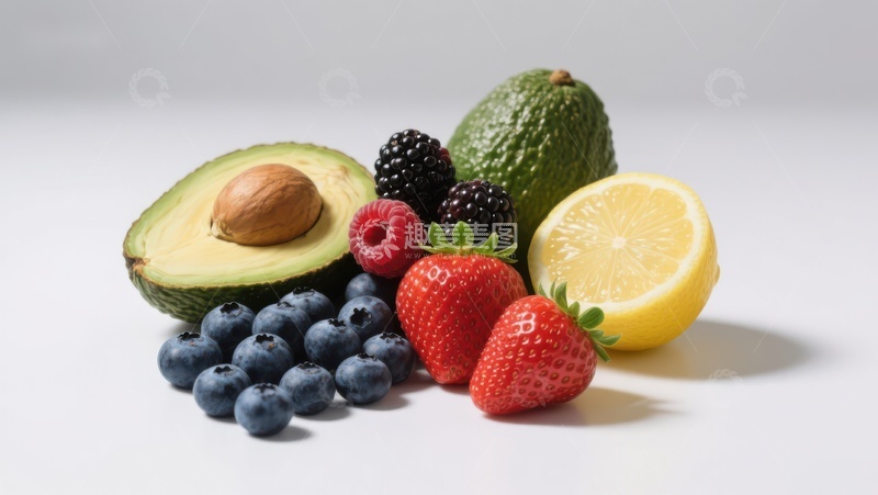 高清大图下载【趣麦麦图】新鲜水果组合展示