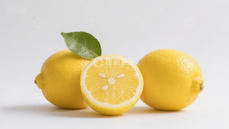 高清大图下载【趣麦麦图】新鲜柠檬切片展示