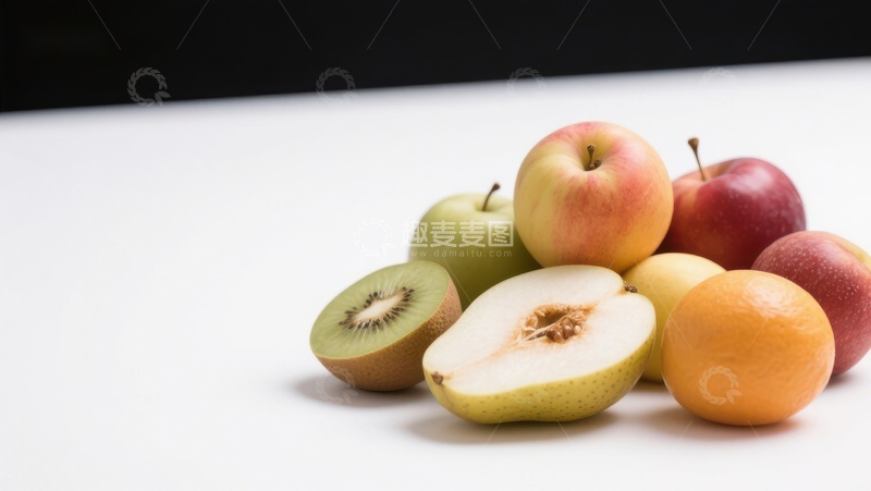 高清大图下载【趣麦麦图】新鲜水果组合展示