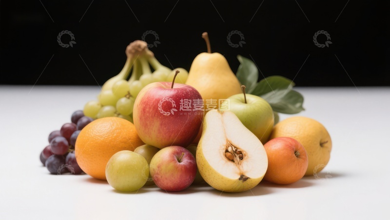 高清大图下载【趣麦麦图】新鲜水果组合静物图