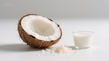 椰子与椰奶的清新组合