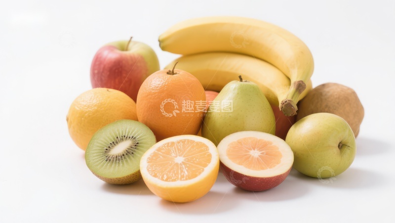 高清大图下载【趣麦麦图】新鲜水果组合展示