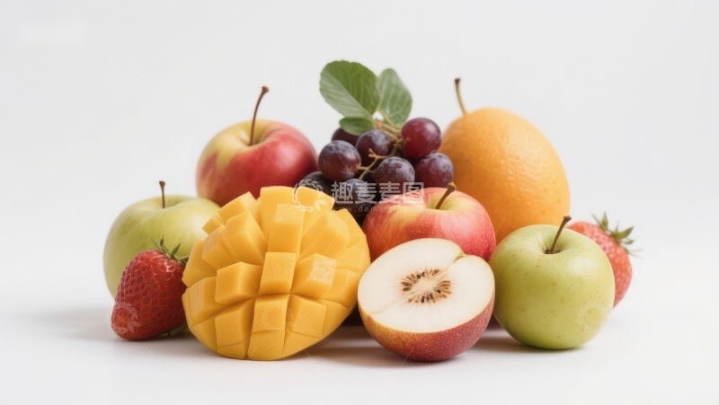 高清大图下载【趣麦麦图】新鲜水果组合展示