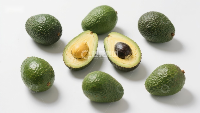 高清大图下载【趣麦麦图】新鲜牛油果展示