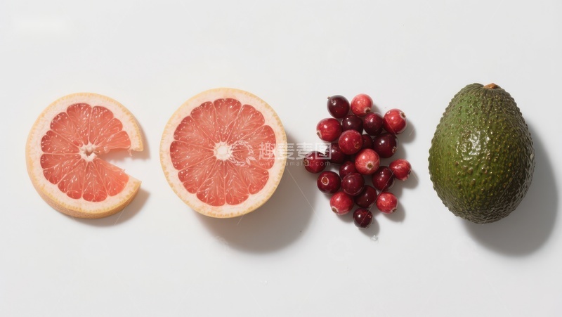 高清大图下载【趣麦麦图】新鲜水果切片与整体展示