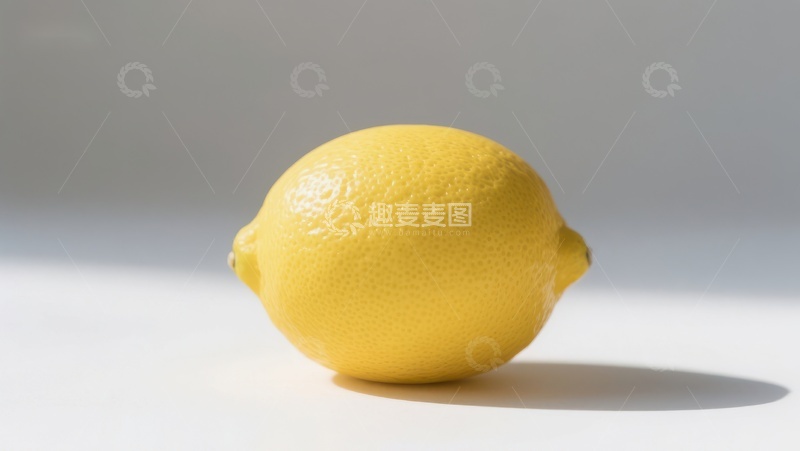 高清大图下载【趣麦麦图】单一柠檬的静物摄影