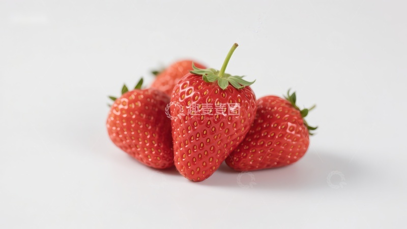 高清大图下载【趣麦麦图】新鲜草莓特写