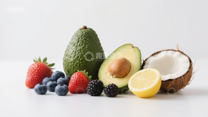 高清大图下载【趣麦麦图】新鲜水果组合展示