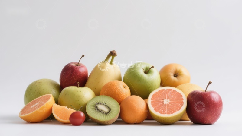 高清大图下载【趣麦麦图】新鲜水果组合展示