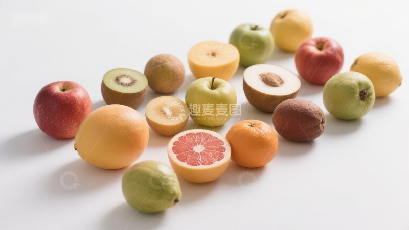 高清大图下载【趣麦麦图】多种新鲜水果的展示