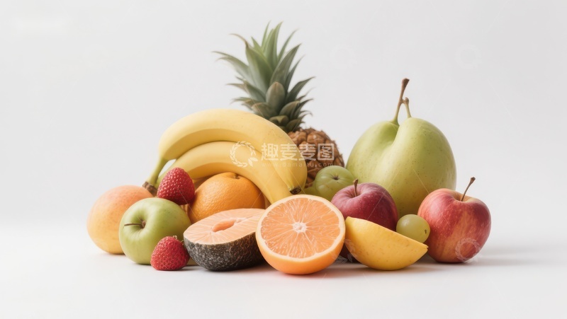 高清大图下载【趣麦麦图】新鲜水果组合展示