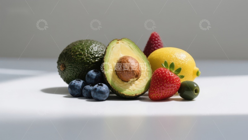 高清大图下载【趣麦麦图】新鲜水果静物组合