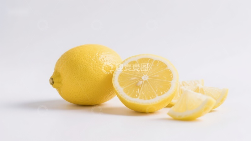 高清大图下载【趣麦麦图】新鲜柠檬与切片展示