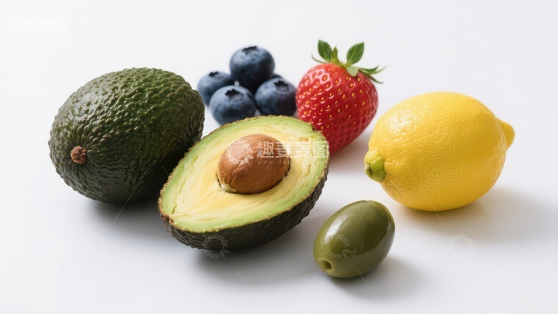 高清大图下载【趣麦麦图】新鲜水果与蔬菜的组合